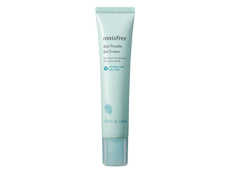 Kem trị mụn Innisfree Bija Trouble Gel Cream